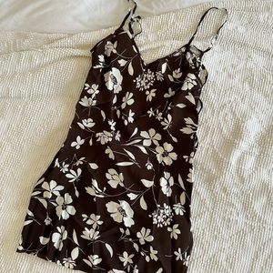 Floral Mini Slip Dress